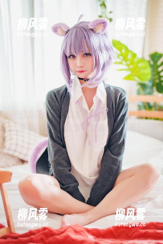 冲田凛花rinka的水手服私房图包，肯定要穿越到港口找爱宕和高雄借糖吃！