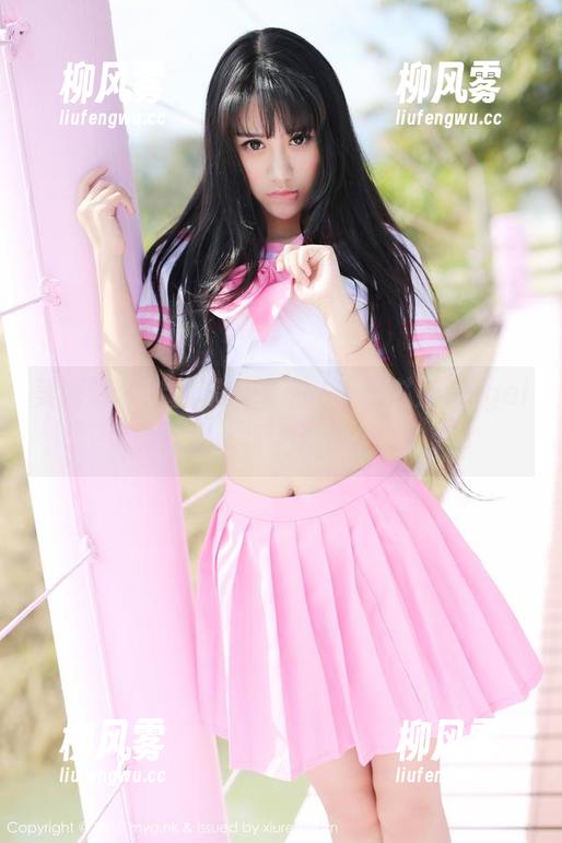 美媛馆 - 学姐写真精选——田芯娜Angel让人想认真“做作业”！